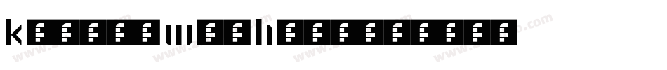 Kilroy Was Here字体转换
